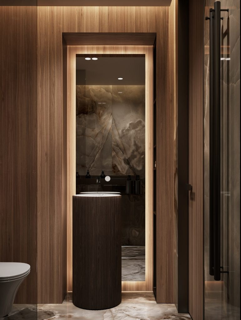 BLUEWATERS APARTMENT IN DUBAI. Interior Design & 3D Rendering | Alena Bulataya Design Buro