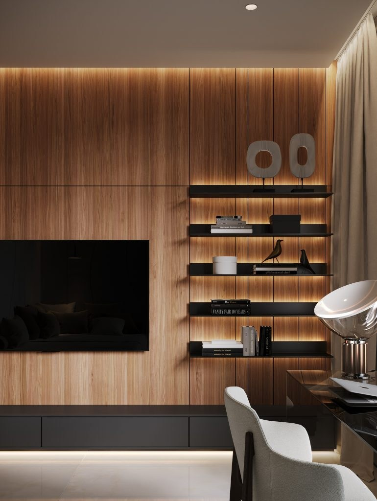 BLUEWATERS APARTMENT IN DUBAI. Interior Design & 3D Rendering | Alena Bulataya Design Buro