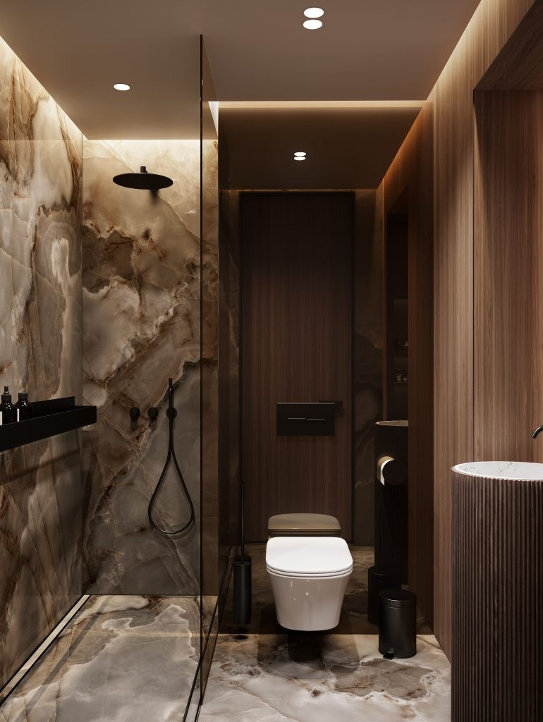 BLUEWATERS APARTMENT IN DUBAI. Interior Design & 3D Rendering | Alena Bulataya Design Buro