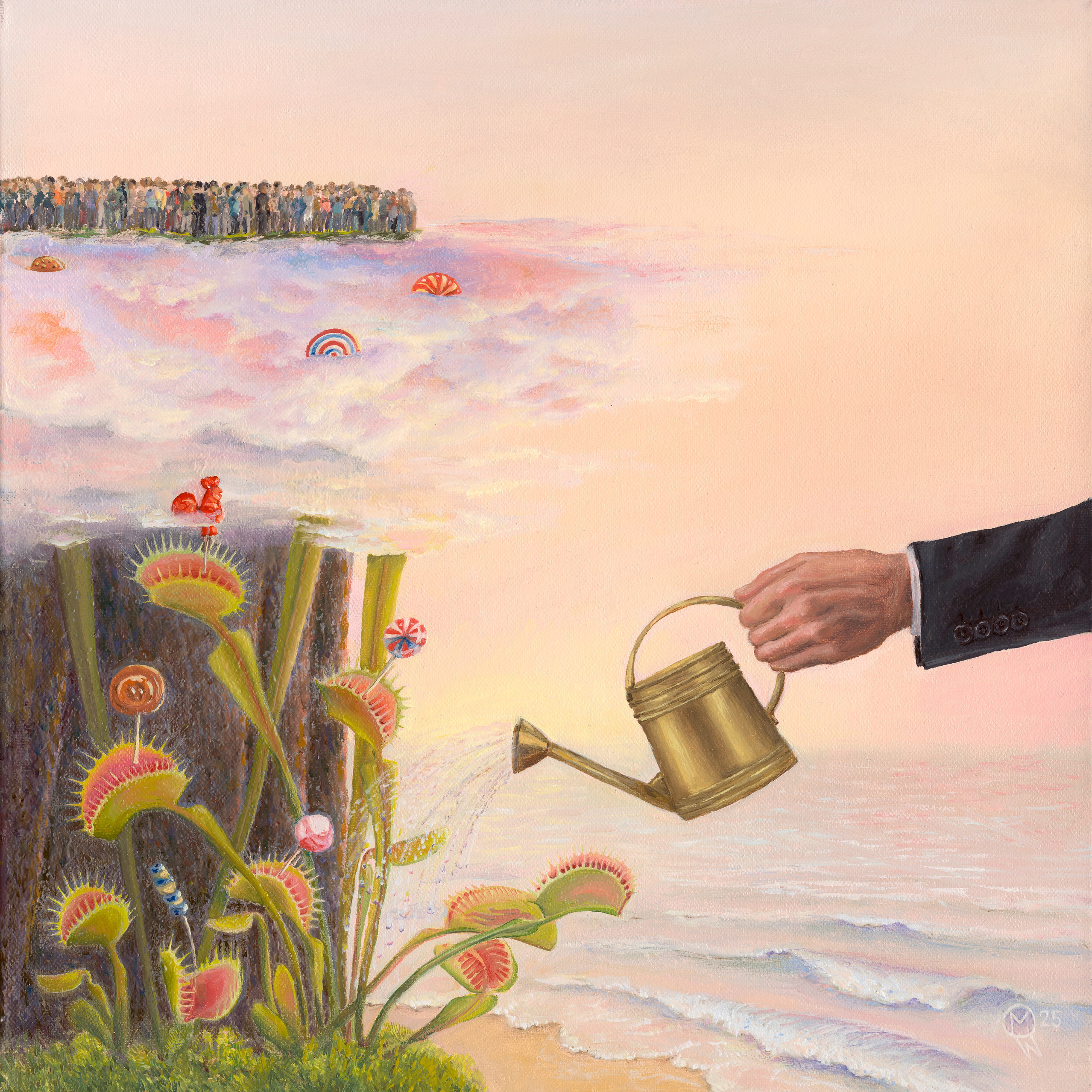 Surrealist artist Mariya Myronova based in Cambridge UK