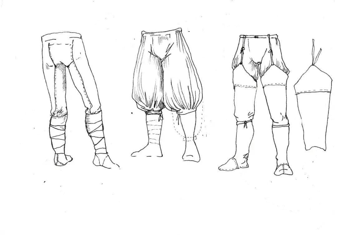 Viking Pants & Trousers — Nortman Reenactment Israel. “Nortman” Club of Historical Reenactment and Stylization