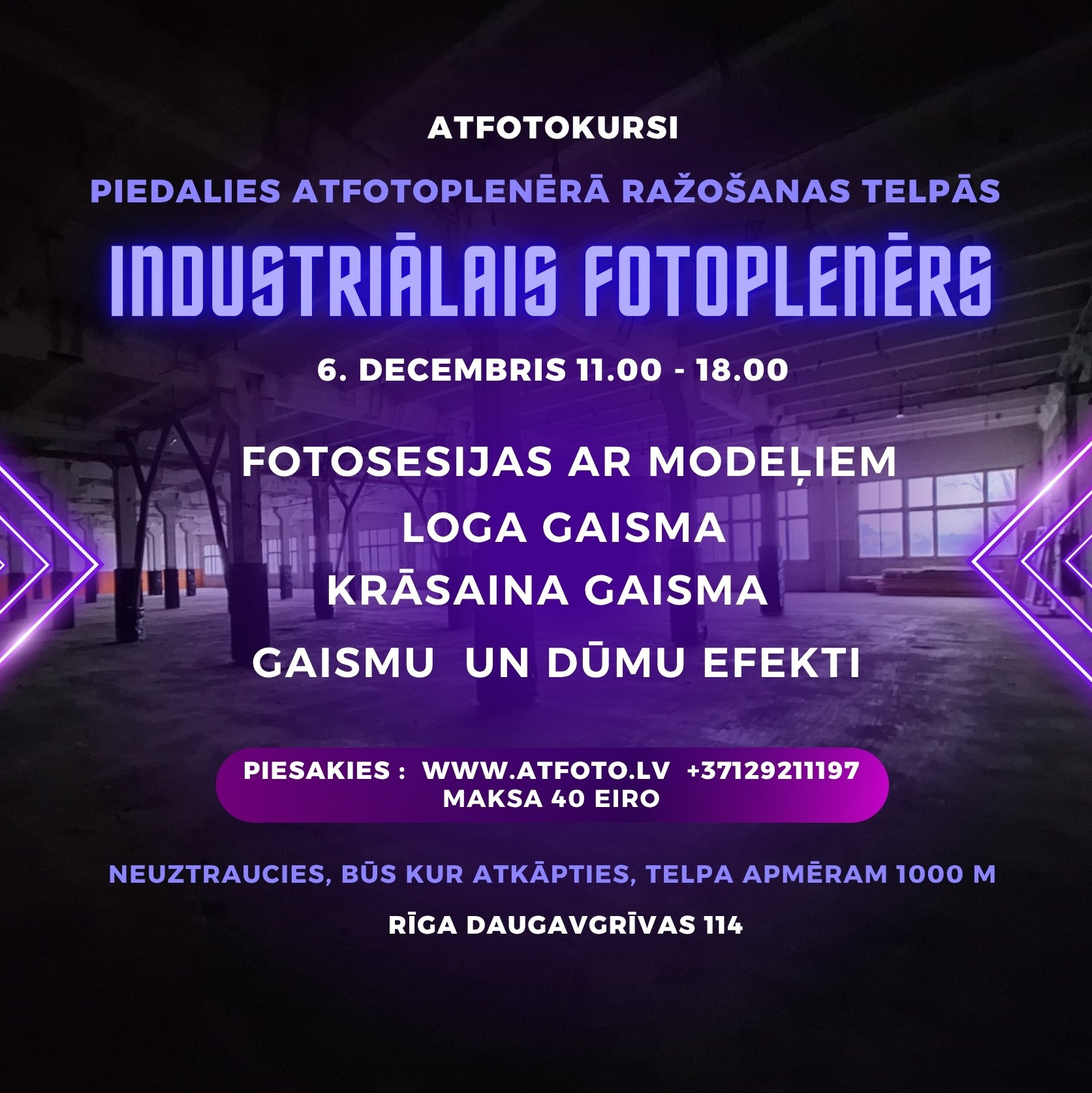 FOTOPLENĒRI. Fotokursi fotostudijā Rīgā. Profesionāls fotogrāfs Aivars Tipsis