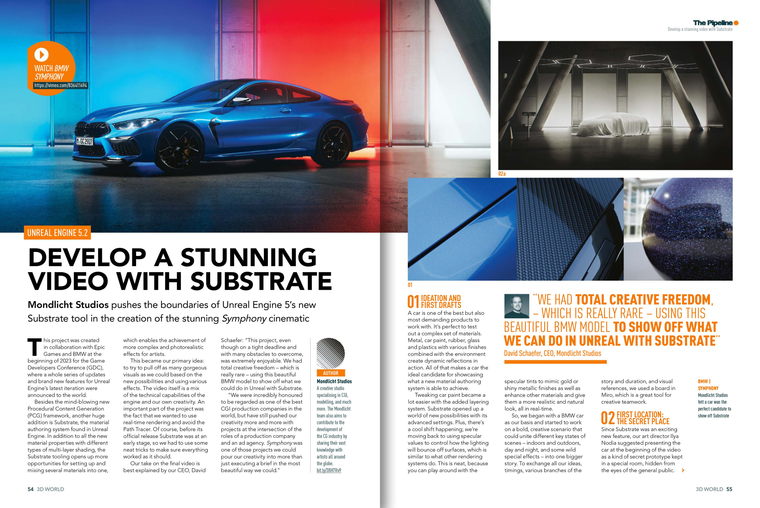 Press: 3D World 308, FEB 2024. Ilya Nodia — Cinematic Stories, Directing, Advertising