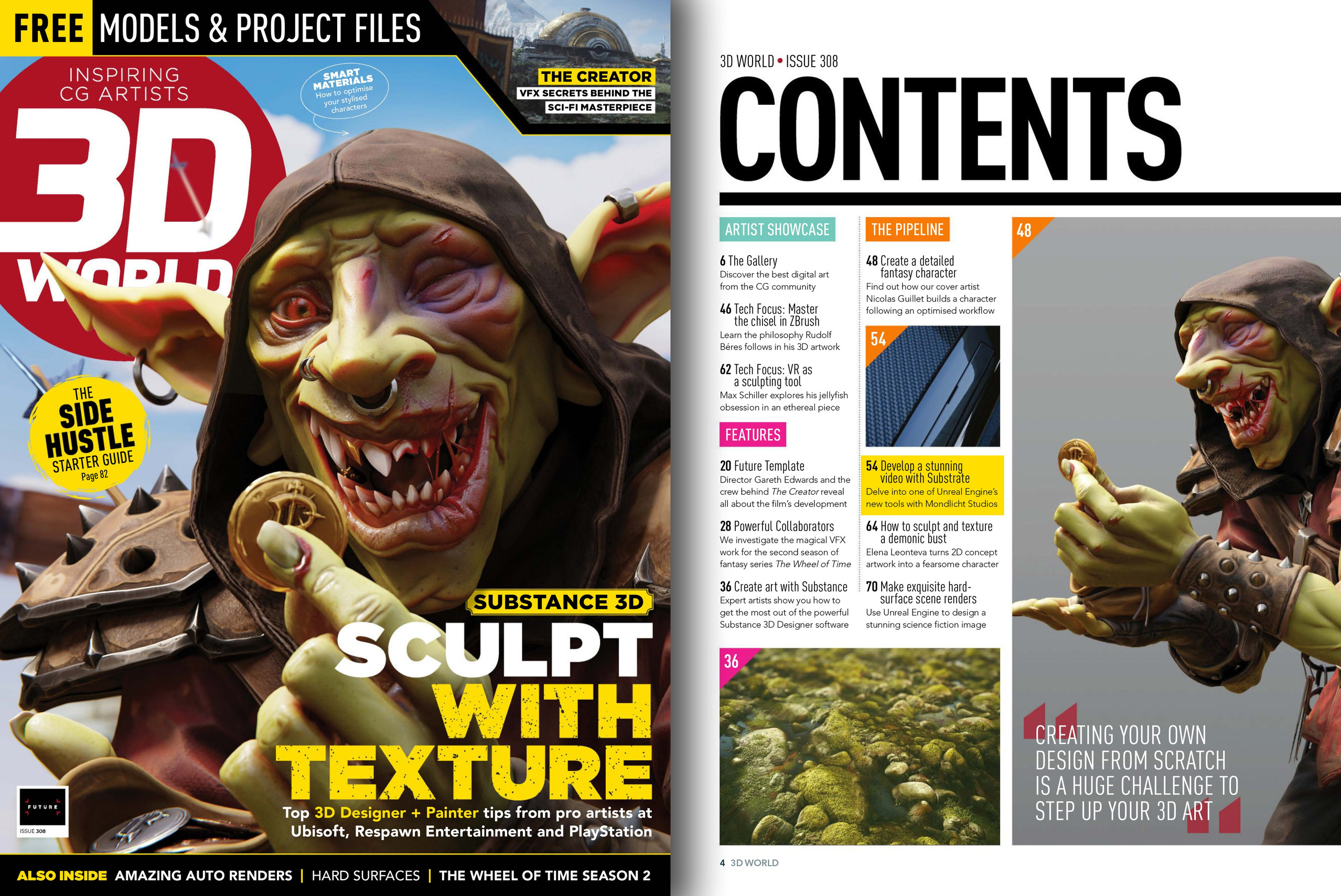 Press: 3D World 308, FEB 2024. Ilya Nodia — Cinematic Stories, Directing, Advertising