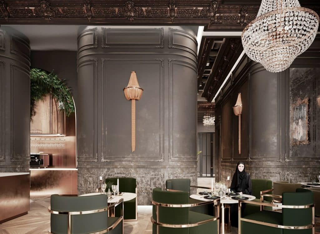 TORTE DELIZIA RESTAURANT. Interior Design & 3D Rendering | Alena Bulataya Design Buro