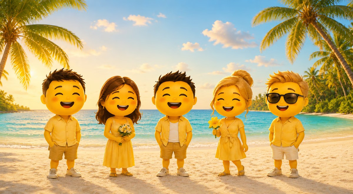 Photoshoot at Bavaro beach for big indian family. Fotógrafo em Punta Cana — Alex Po