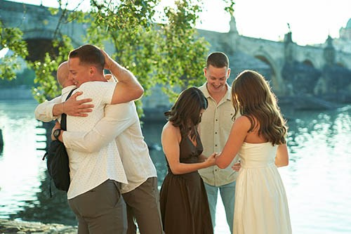 Madi & Aaron’s Prague Proposal | Charles Bridge & Riverside Story