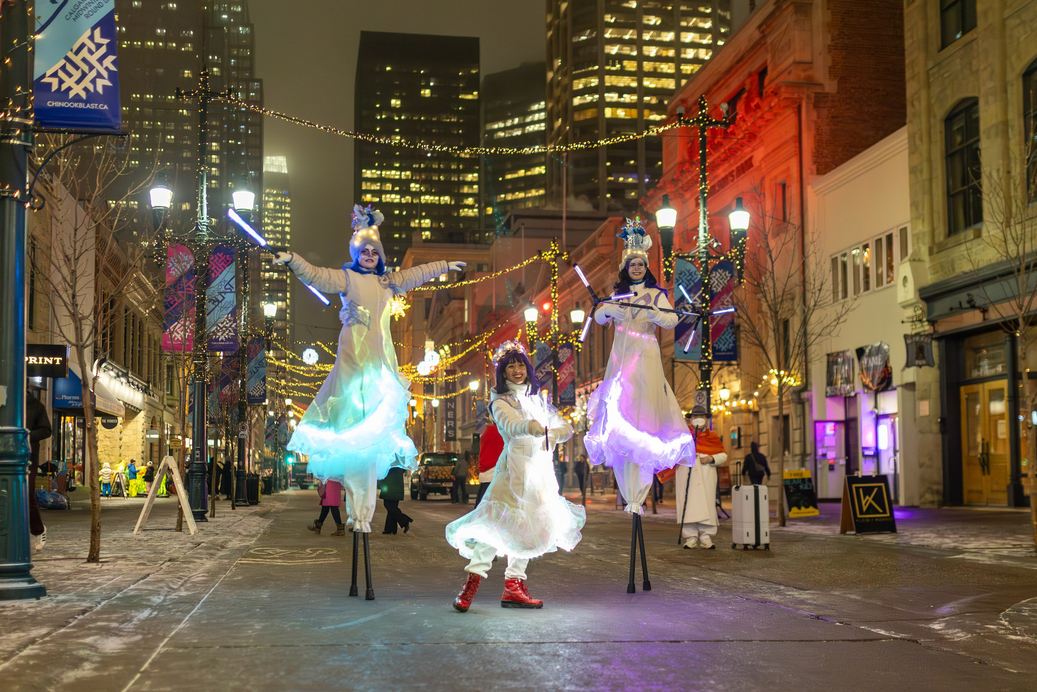 Calgary’s winter festival, Chinook Blast, officially opened. ProFly.club — Professional aerial filming in Calgary