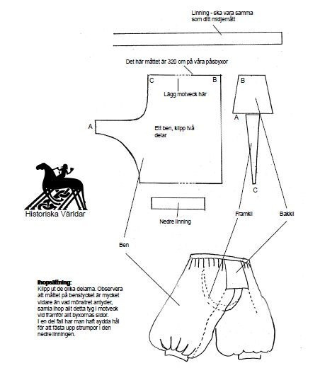 Viking Pants & Trousers — Nortman Reenactment Israel. “Nortman” Club of Historical Reenactment and Stylization
