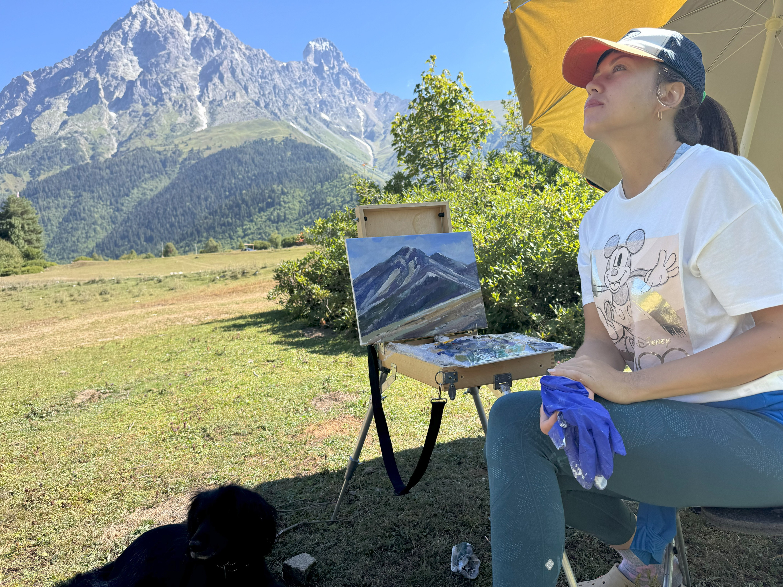 «Сердце гор» (2025). Художник живописец Савелова Ольга