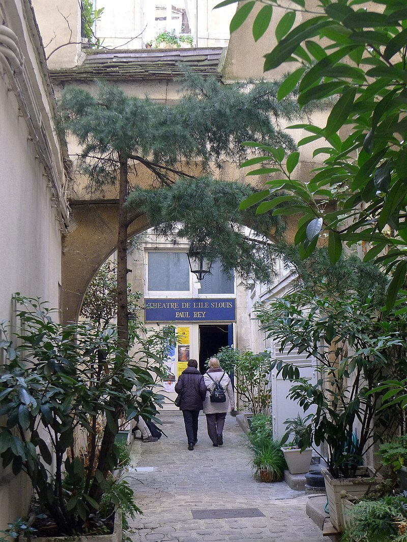 Съёмка острова Сите и Сен-Луи, набережные, левый берег