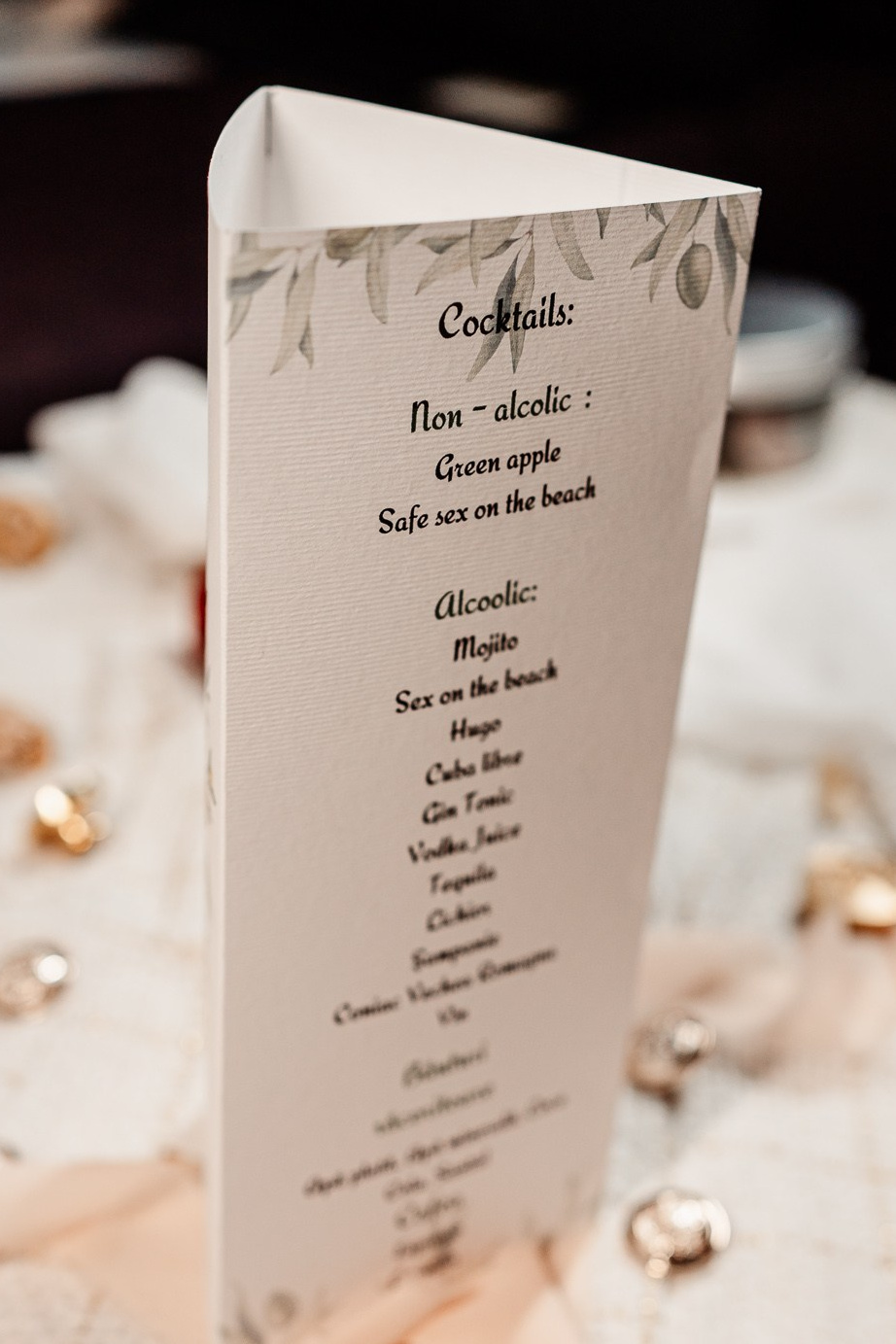 Meniuri, nr. de masă, plicuri. Fotograf Nuntă, Botez și Cununie Civilă în București - Mihai Popa