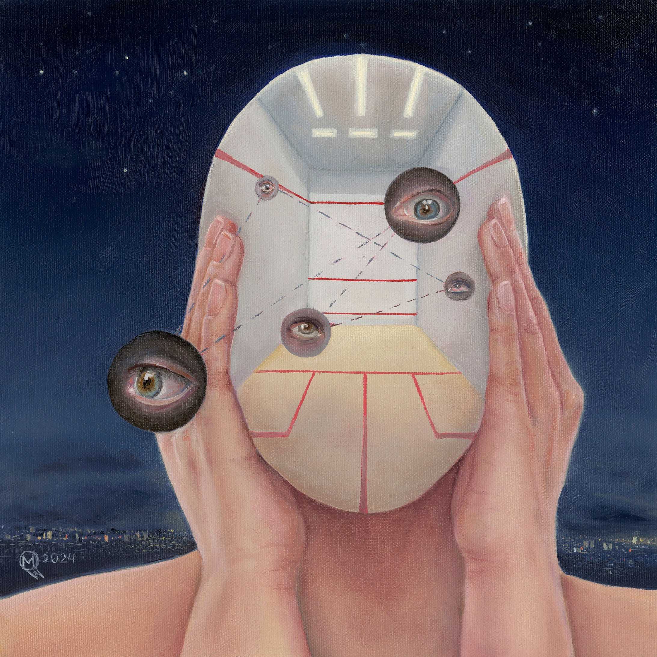 Surrealist artist Mariya Myronova based in Cambridge UK