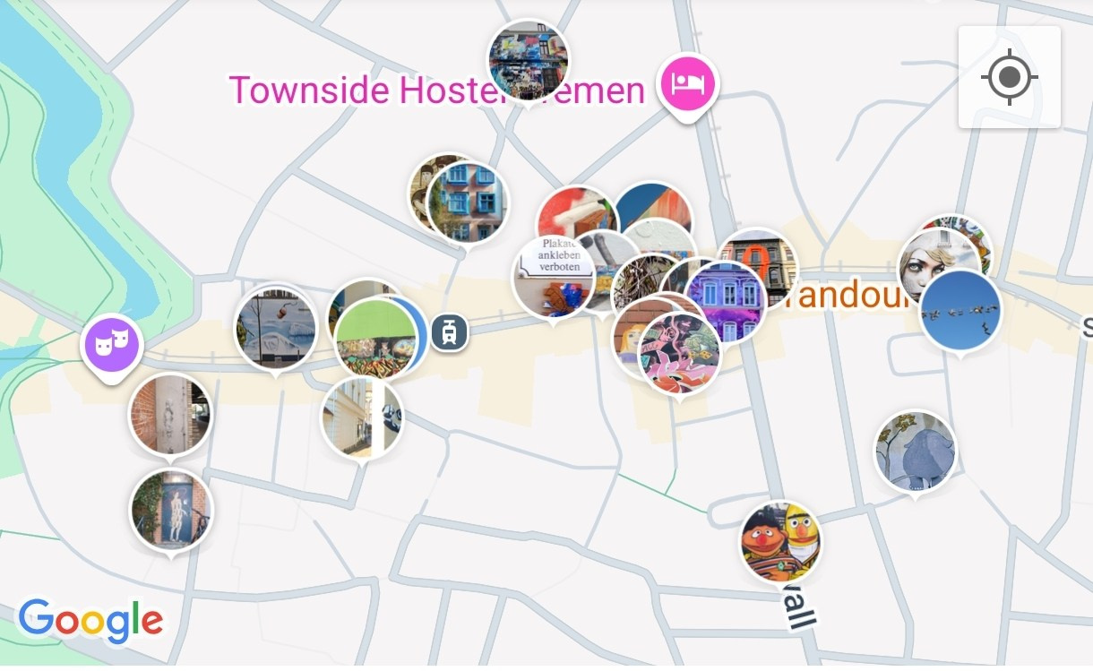 Street art tour in Bremen. URBANSTREETFILES.ART