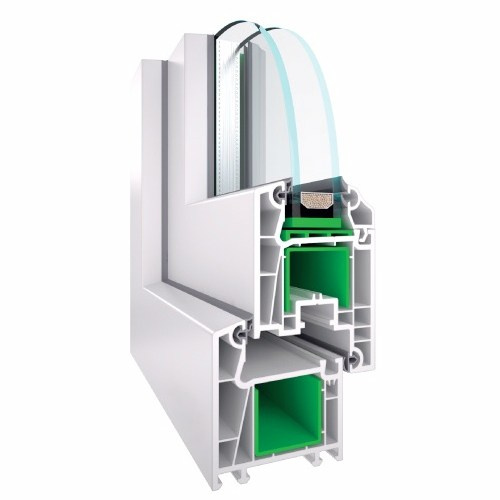 Профильная система WDS с однокамерным СП и П-образным армированием.