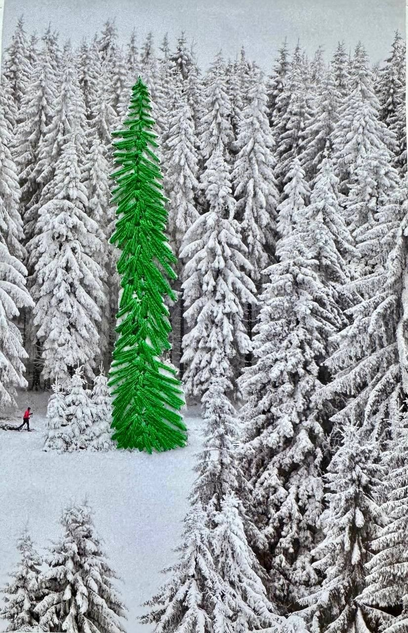 Collages. Natalia Naletova — artist and researcher working with textile, collage & memory