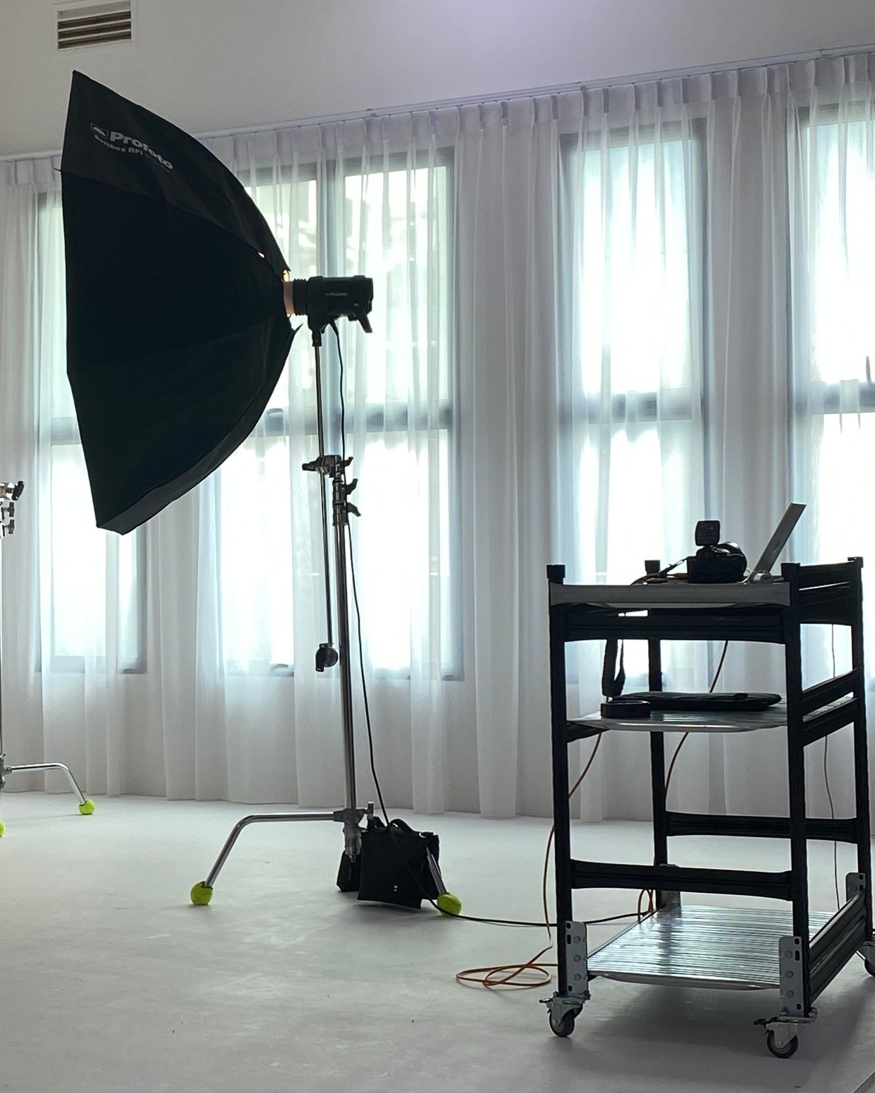 The Process — Studio Brand Photoshoot. Dasha in Singapore