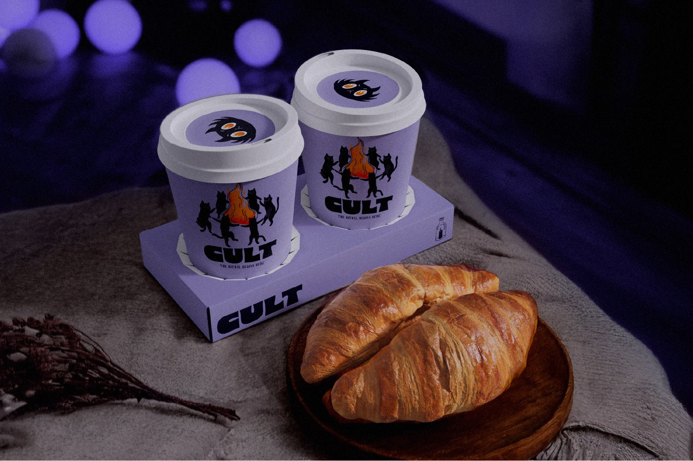 Cult Cafe. Helen Reveur | Illustrator & Brand Designer | Ready-Made & Custom Illustrations