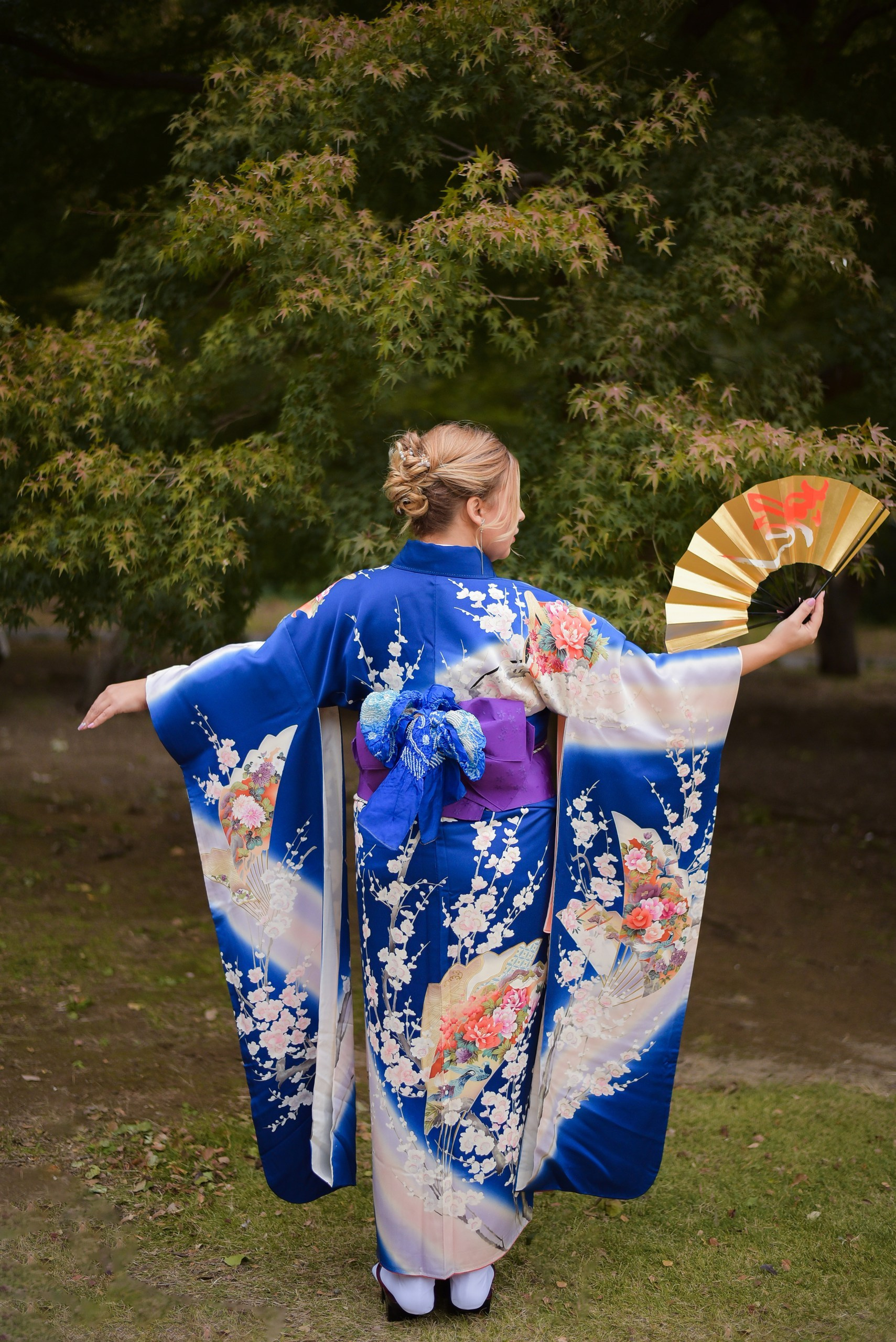 Rental kimono. Photographer in Tokyo, Japan