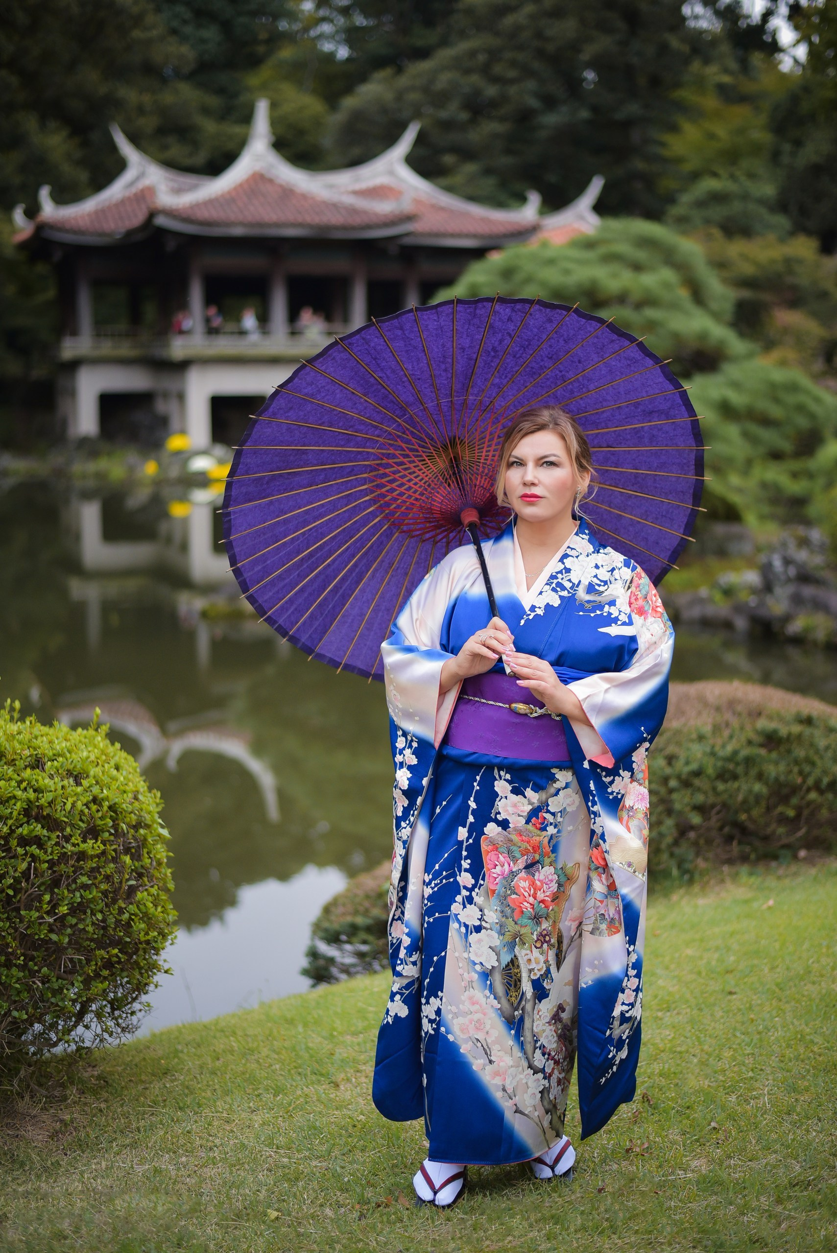 Rental kimono. Photographer in Tokyo, Japan