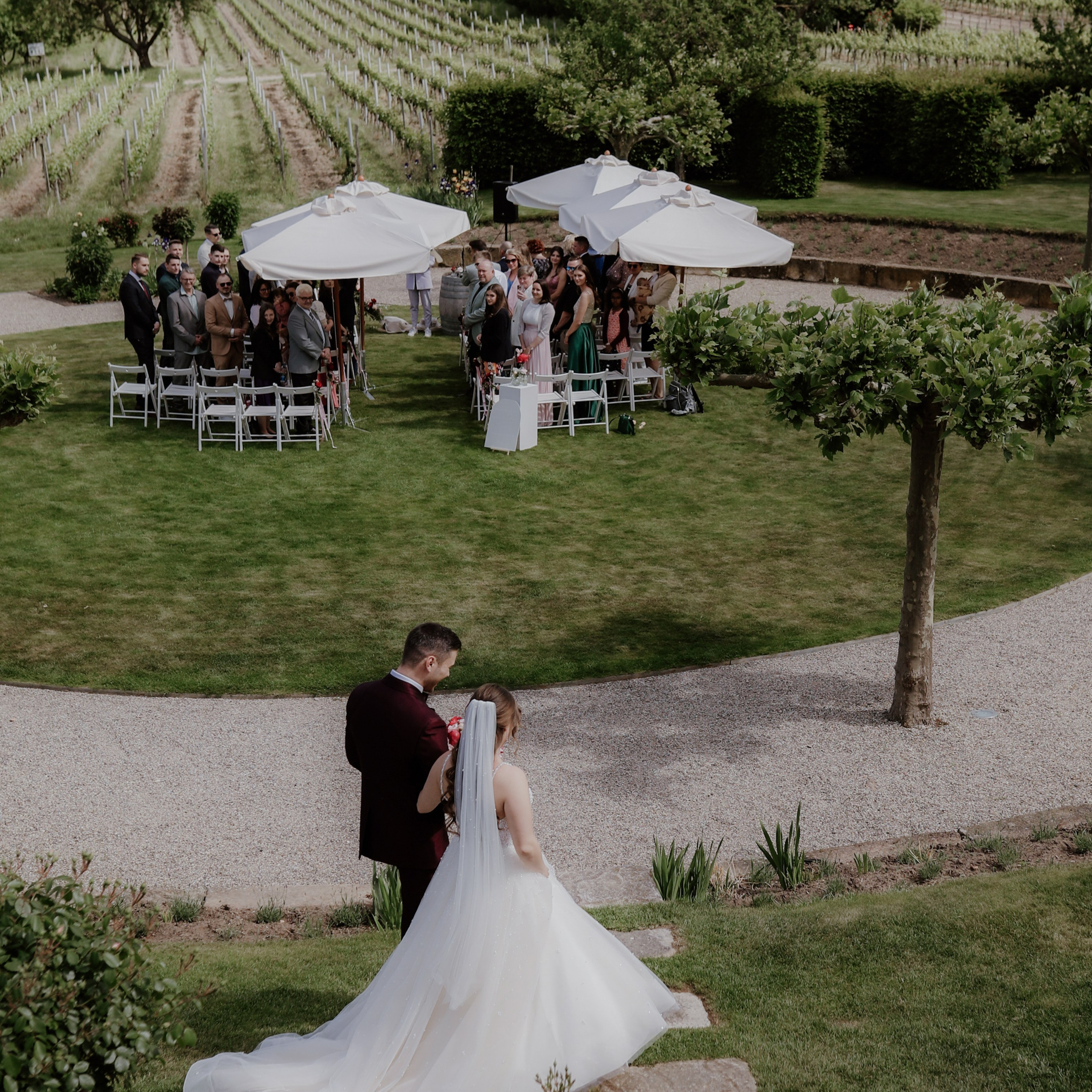 Hochzeitsfotograf in der Pfalz - freie Trauung im Nette Landhaus