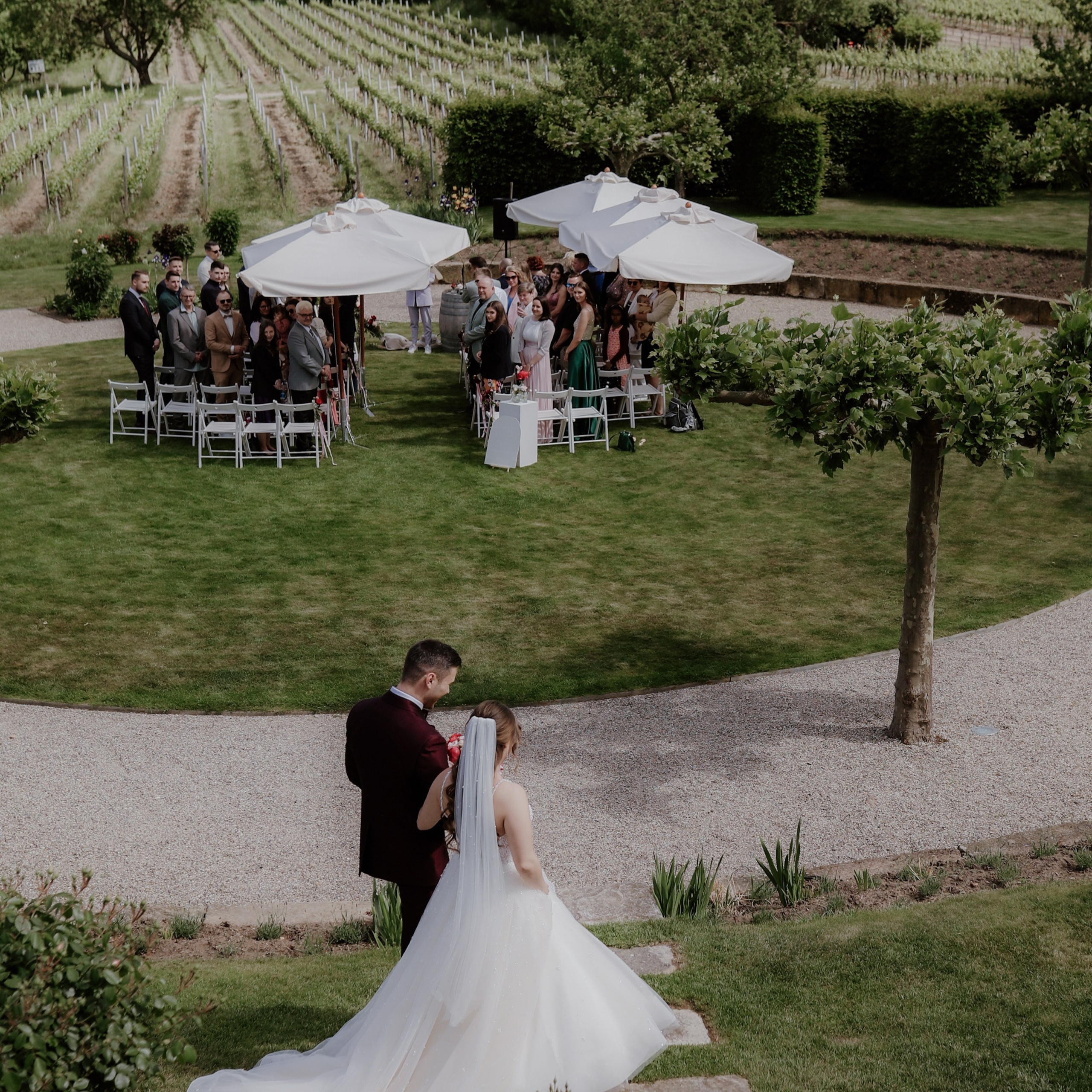 Hochzeitsfotograf in der Pfalz - freie Trauung in Nett Landhaus.