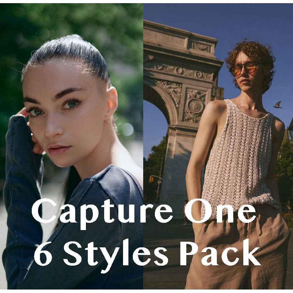 Capture One & Lightroom — 6 Styles Pack | Film-Inspired Presets for Creative Photographers. Fashion and portrait photographer Inga Makeyeva