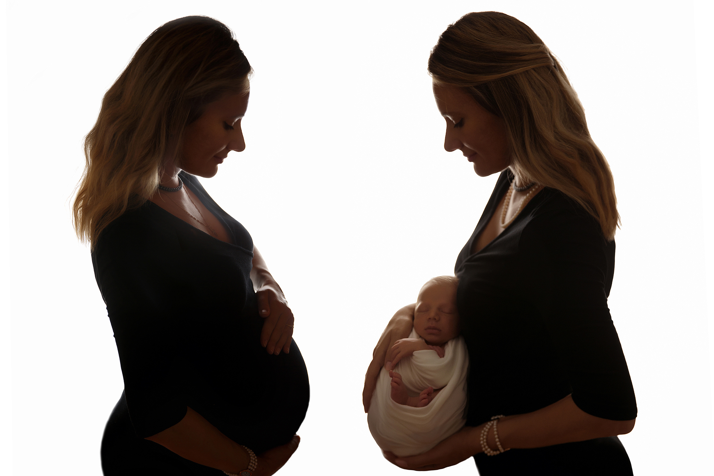 MATERNITE (grossesse studio+nouveau-né). Photographe professionelle spécialisée dans la photographie de grosses