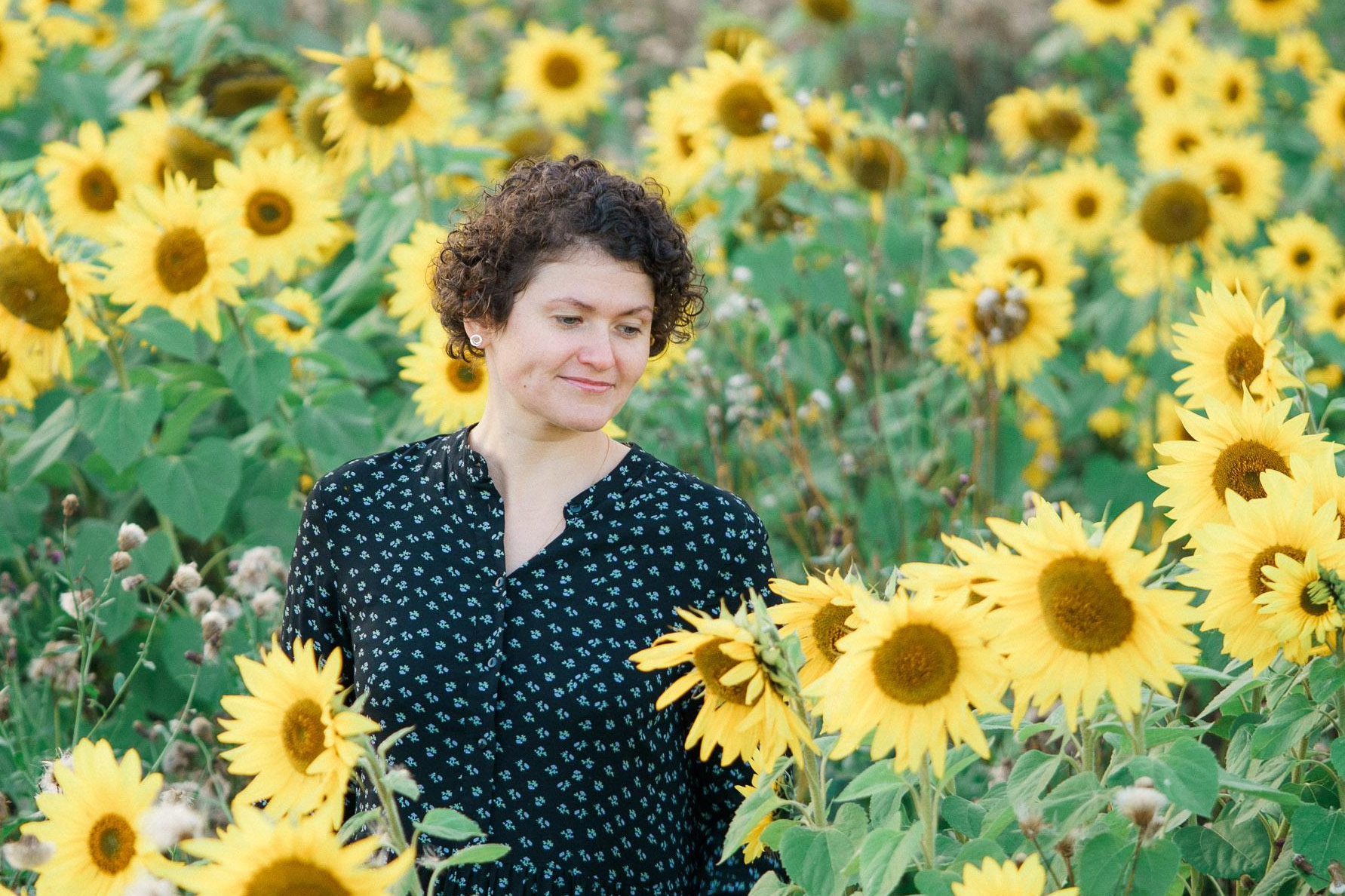 potrettikuvaus Vantaa, auringonkukkapelto Vantaalla