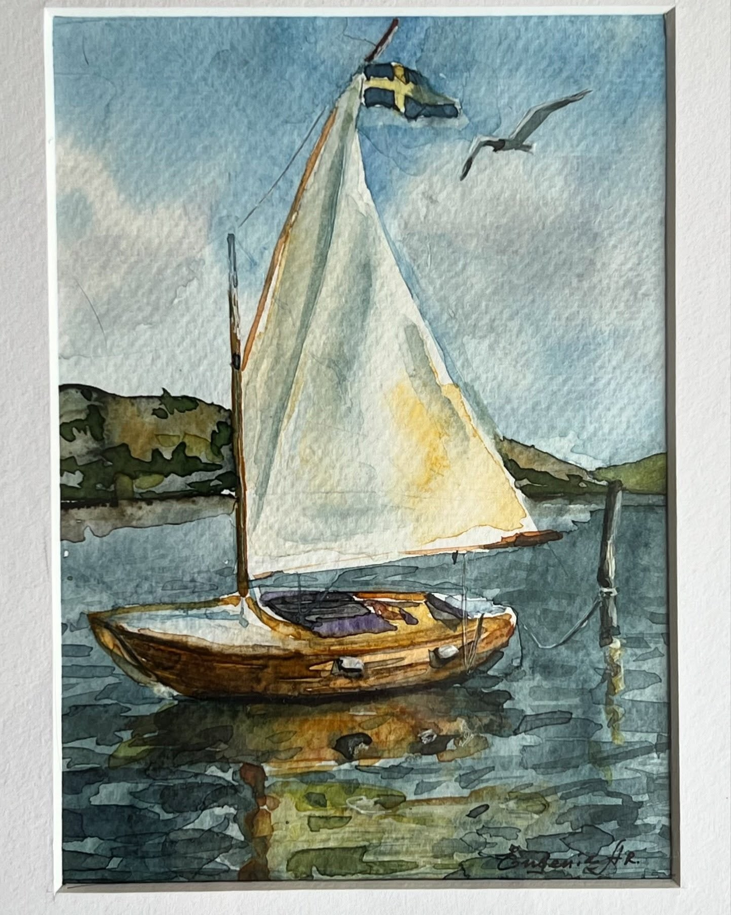 Eugenia Arinstein — konstnär som skapar handgjord måleri och illustration med känsla, färg och närvaro. Verksam i Nynäshamn
