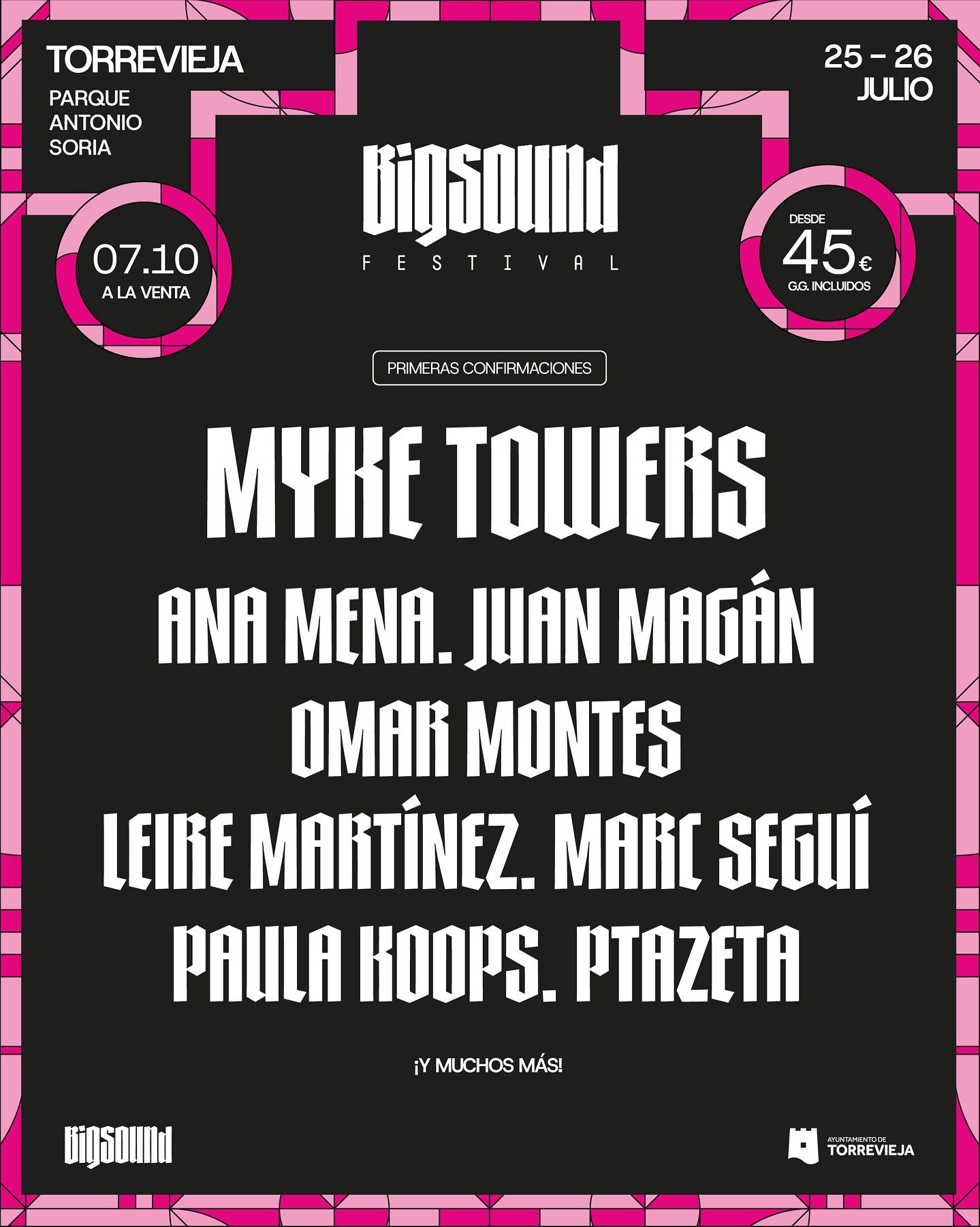 BIGSOUND Torrevieja 2026 — música urbana y pop en la Costa Blanca | FOTKAI