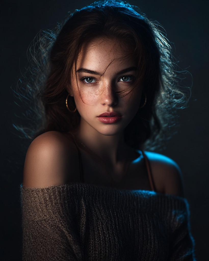 Maya at Golden Hour — Intimate Studio Portrait. Edwardsartistry