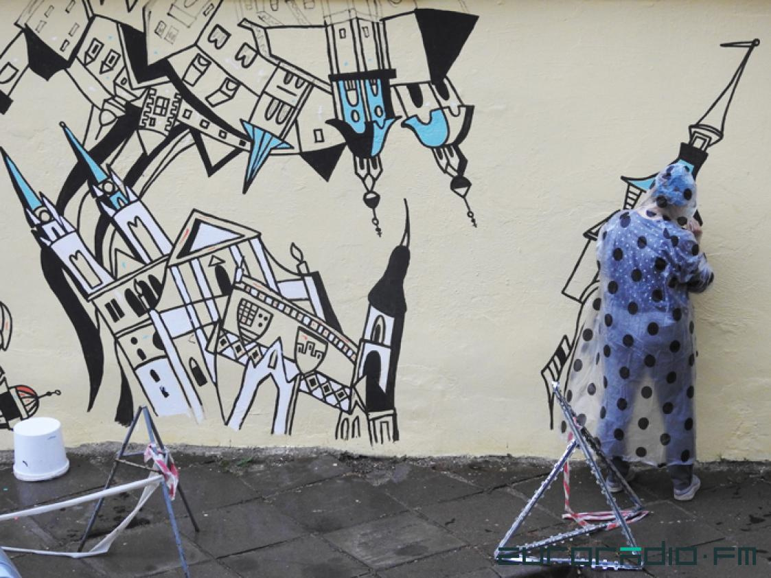 Интервью с Euroradio: о том как я создавала мурал в центре Минска