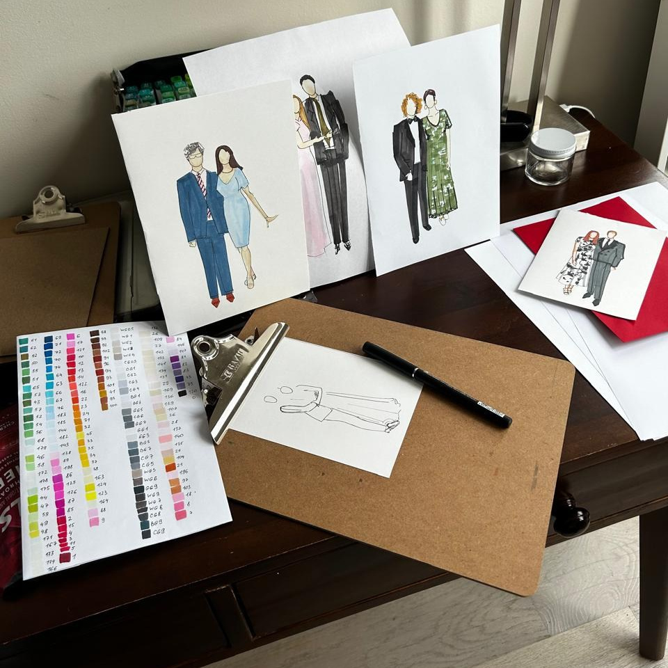 Live Wedding & Event Painter New York