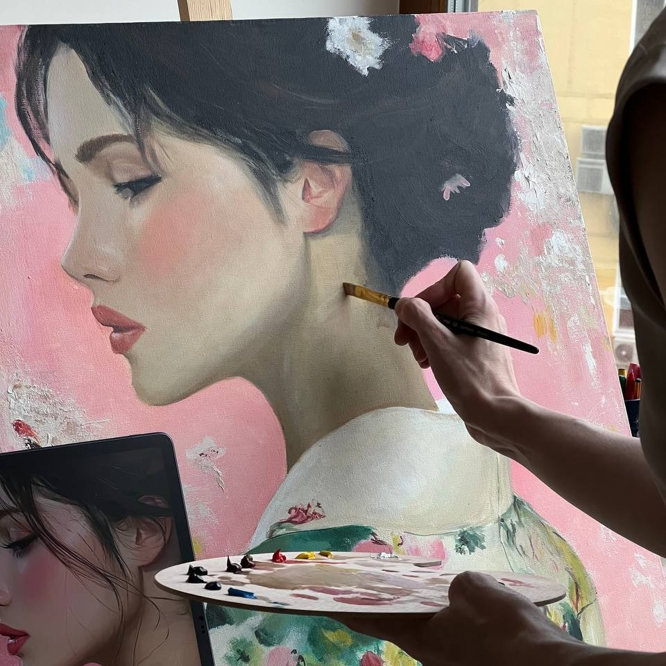 Обучение. Художник Екатерина Полякова