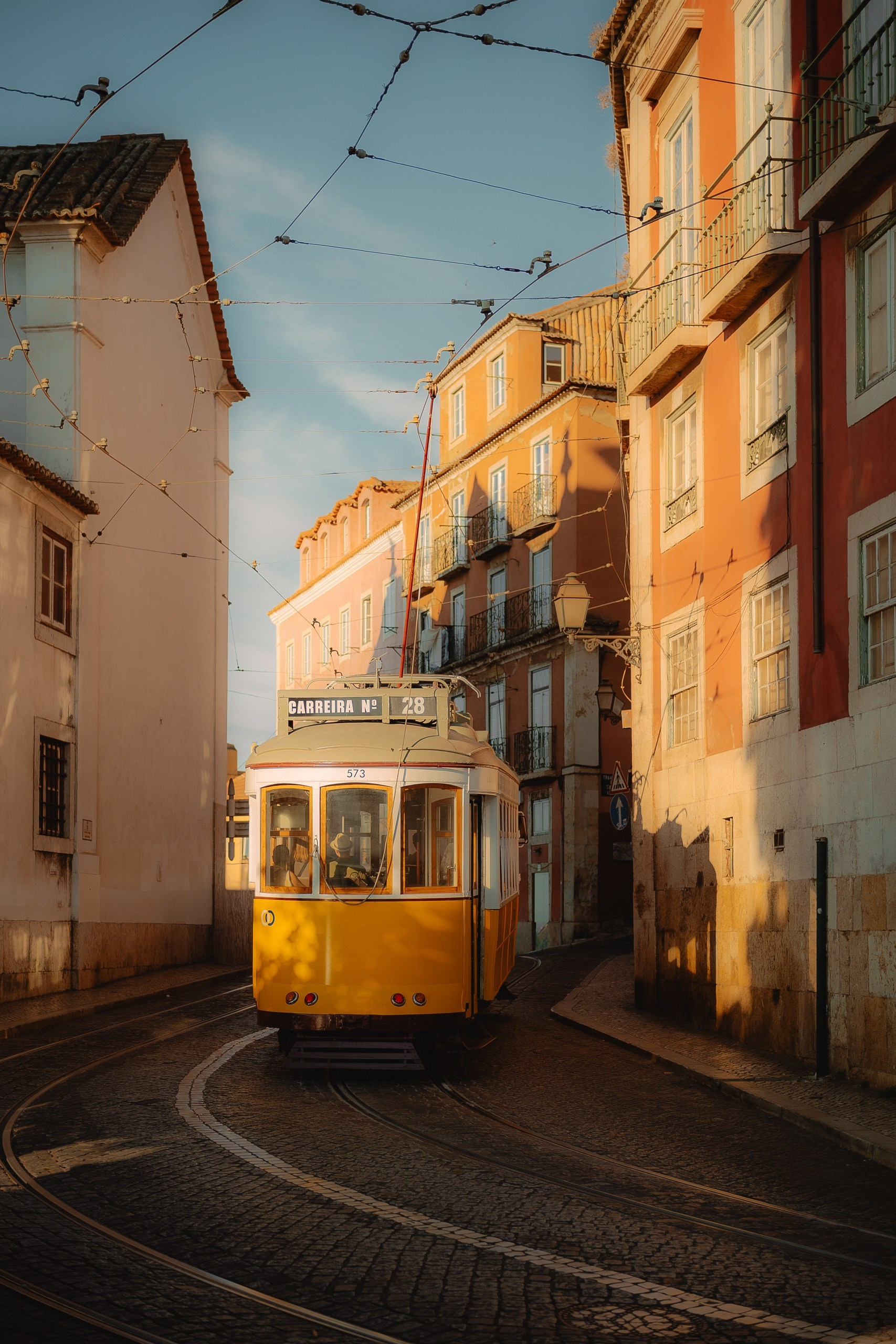 O Eléctrico Amarelo de Lisboa. Sua fotógrafa em Lisboa — Anna Belova