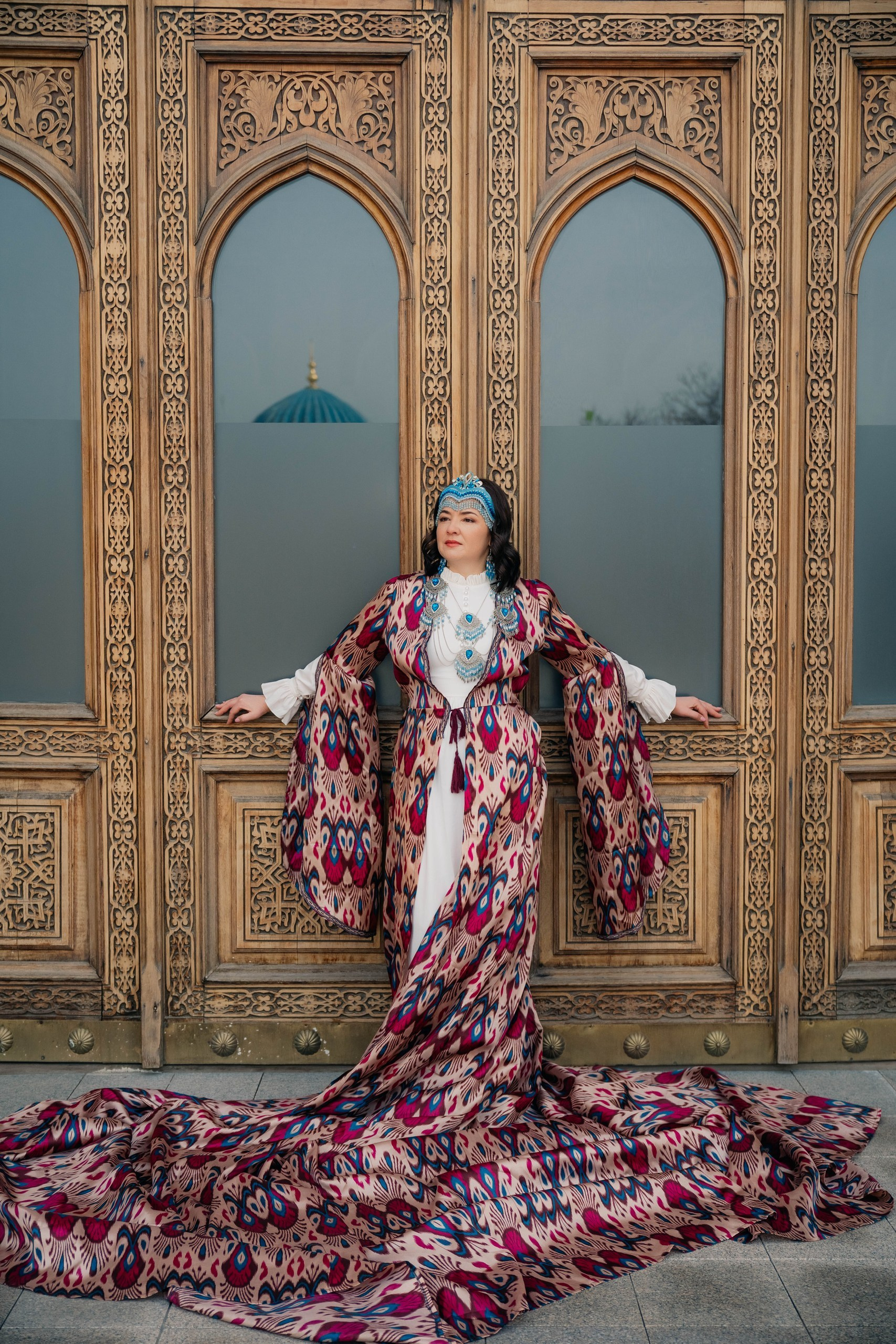 Эксклюзивное этническое платье на прокат в Самарканде