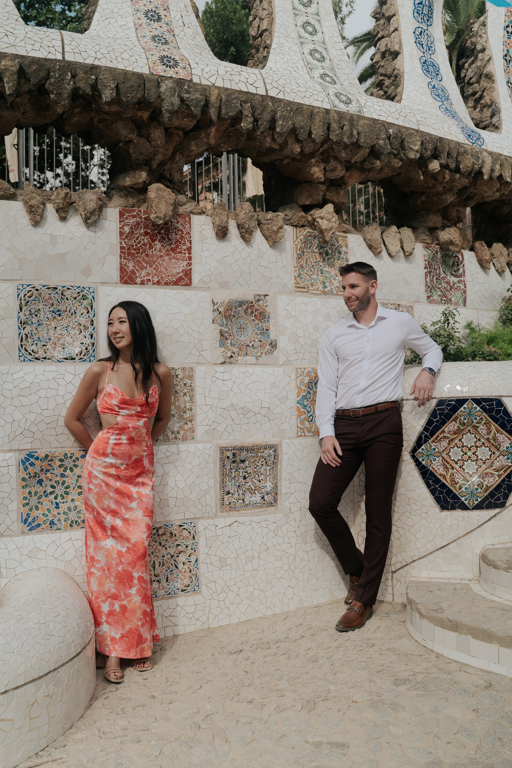 Proposal park Guell. DiaFoto — Wow Photographer in Barcelona | Premium Barcelona Photoshoot Experience