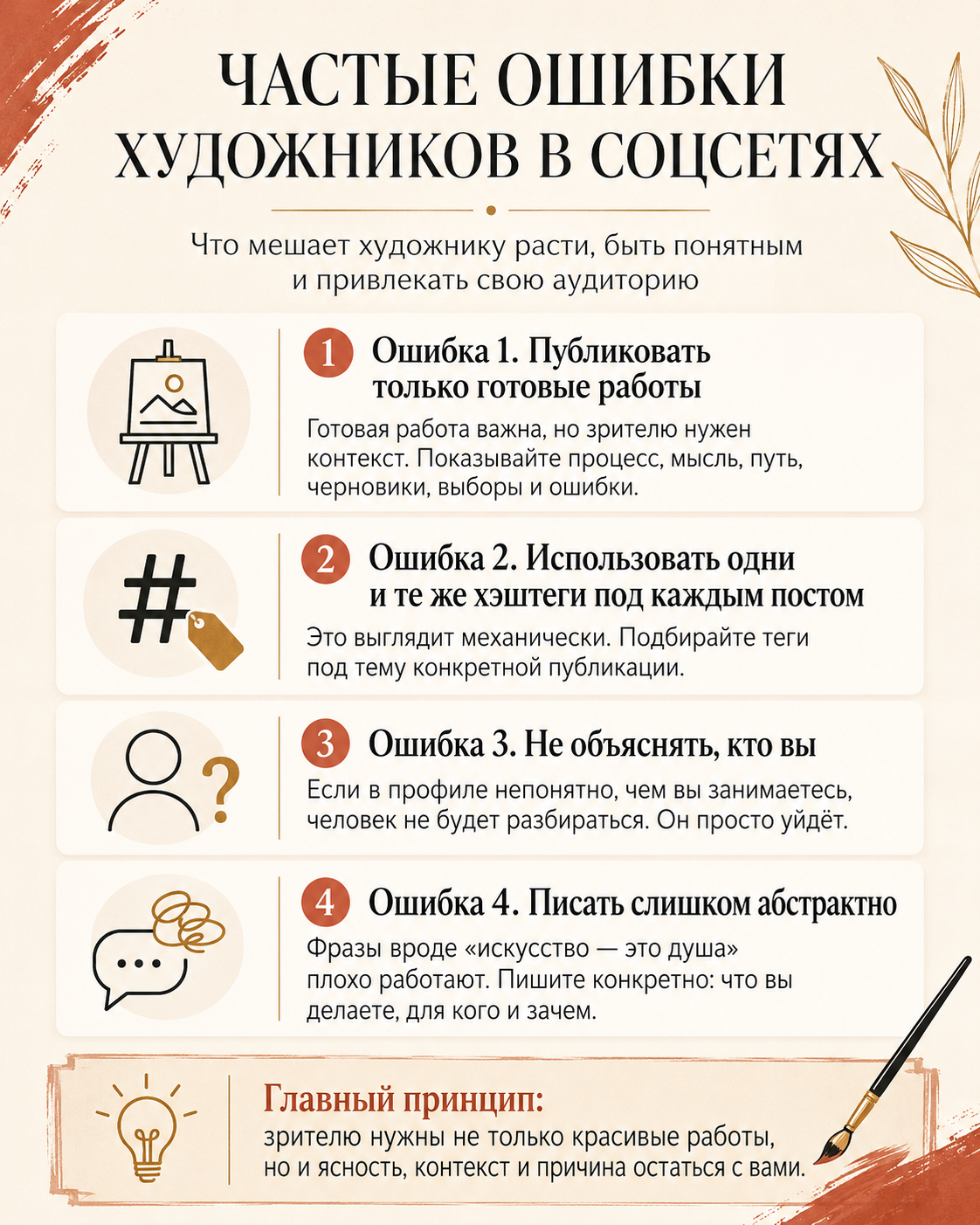Как художнику продвигаться в соц сетях в 2026 