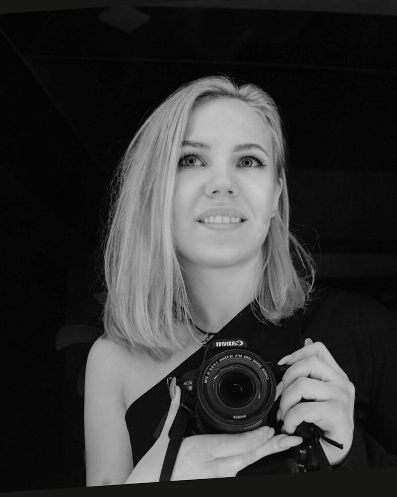 Portrait of photographer Maryna Dmytryk