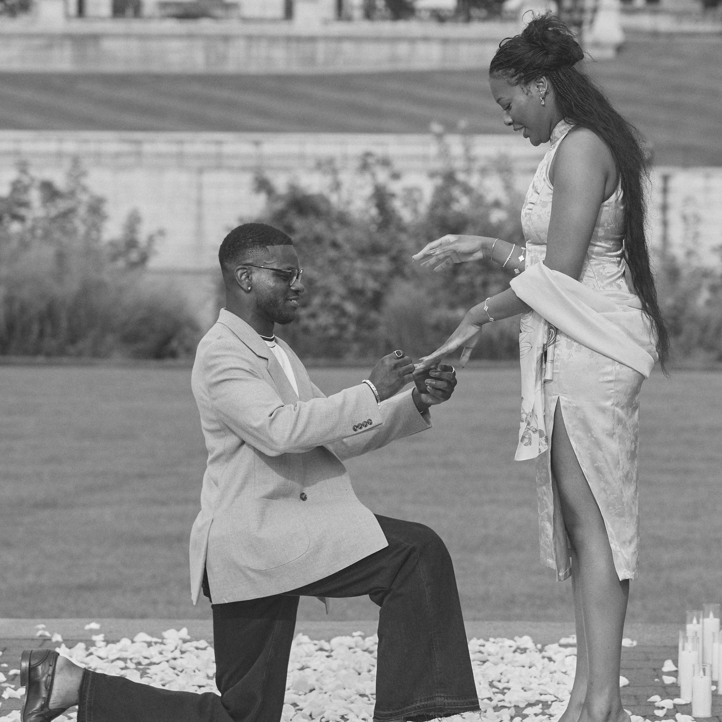Romantic Surprise Proposal at Genoa Park in Columbus (1). Kovyphoto