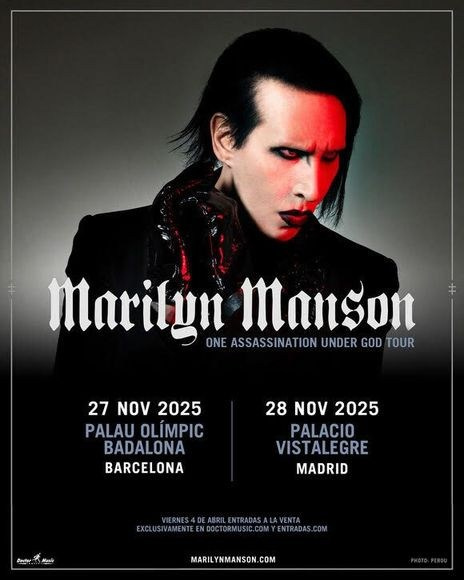 Marilyn Manson en España — espectáculo industrial-gótico en la gira One Assassination Under God: Barcelona y Madrid | FOTKAI