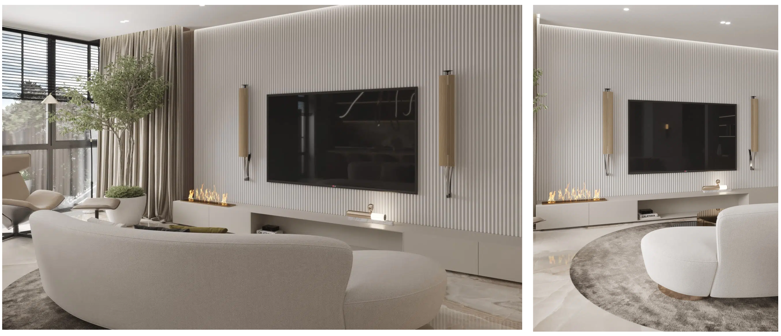 APARTMENT FOR STYLIST. Interior Design & 3D Rendering | Alena Bulataya Design Buro