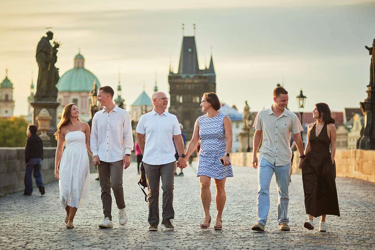 Madi & Aaron’s Prague Proposal | Charles Bridge & Riverside Story