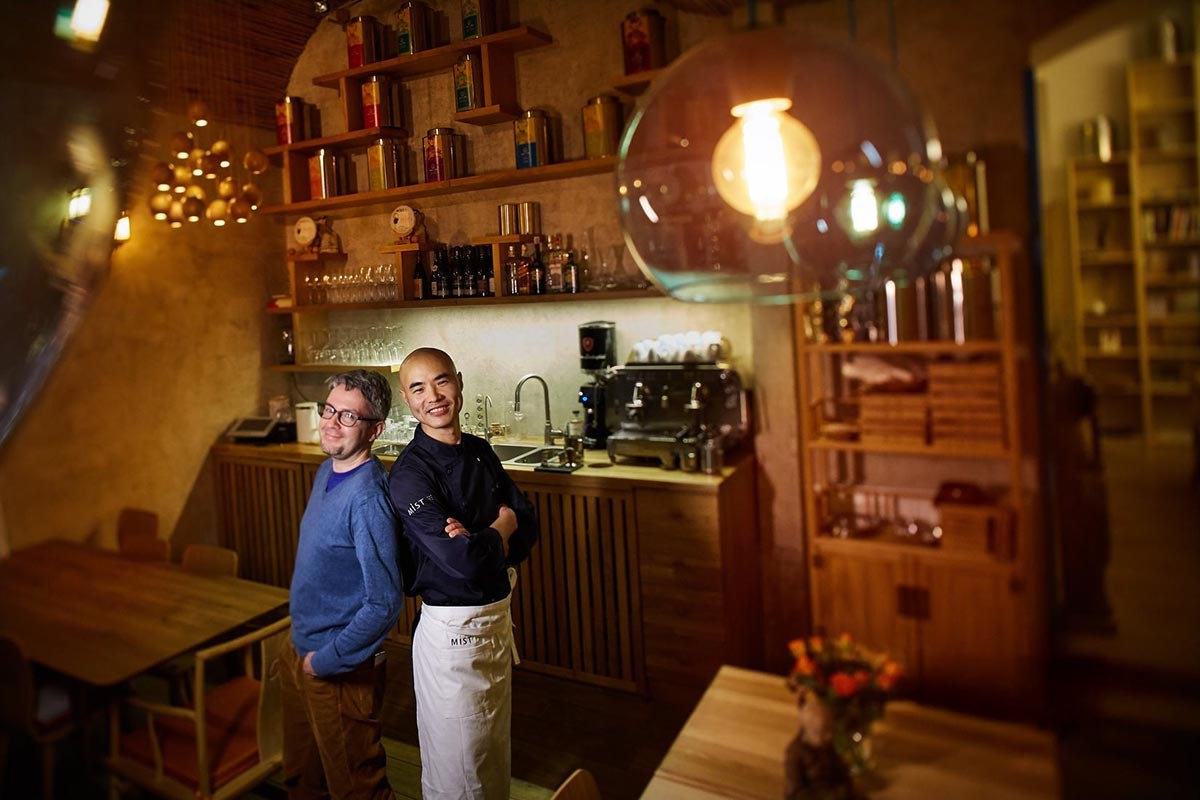 Prague Brand and Marketing Photographer for small businesses, Mist Temple Vegan Restaurant, Prague.