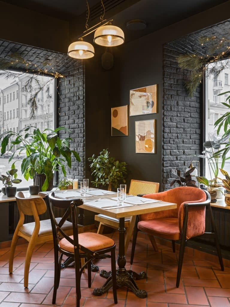 MILANO CAFE. Interior Design & 3D Rendering | Alena Bulataya Design Buro
