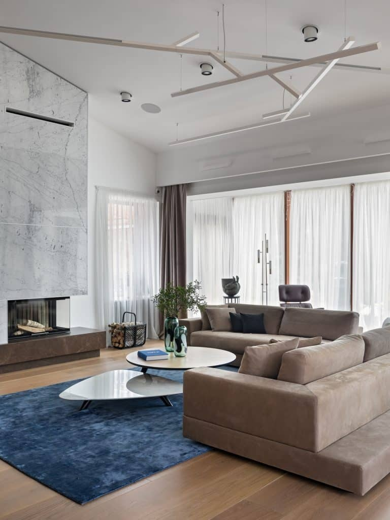 LAKE HOUSE IN LATVIA. Interior Design & 3D Rendering | Alena Bulataya Design Buro