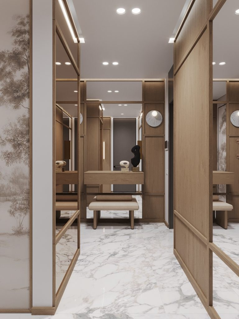 APARTMENT WITH A TERRACE IN MINSK. Interior Design & 3D Rendering | Alena Bulataya Design Buro