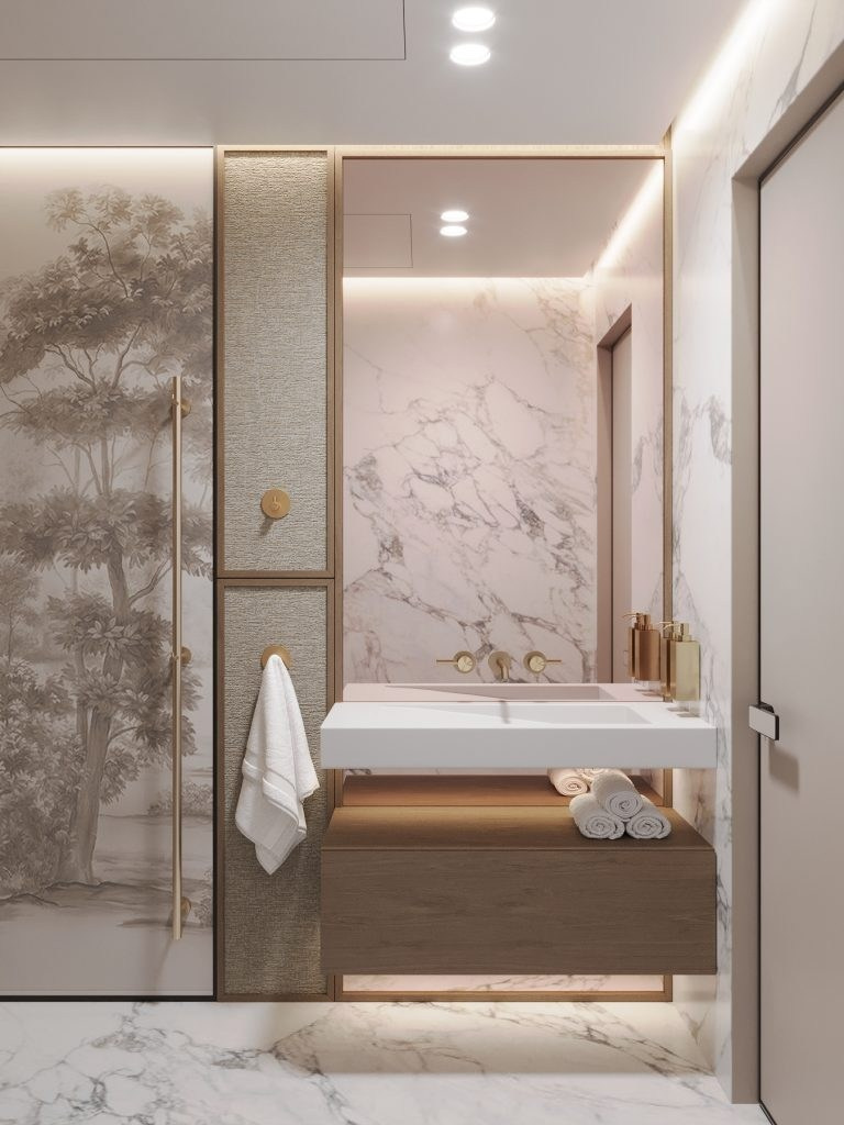 APARTMENT WITH A TERRACE IN MINSK. Interior Design & 3D Rendering | Alena Bulataya Design Buro