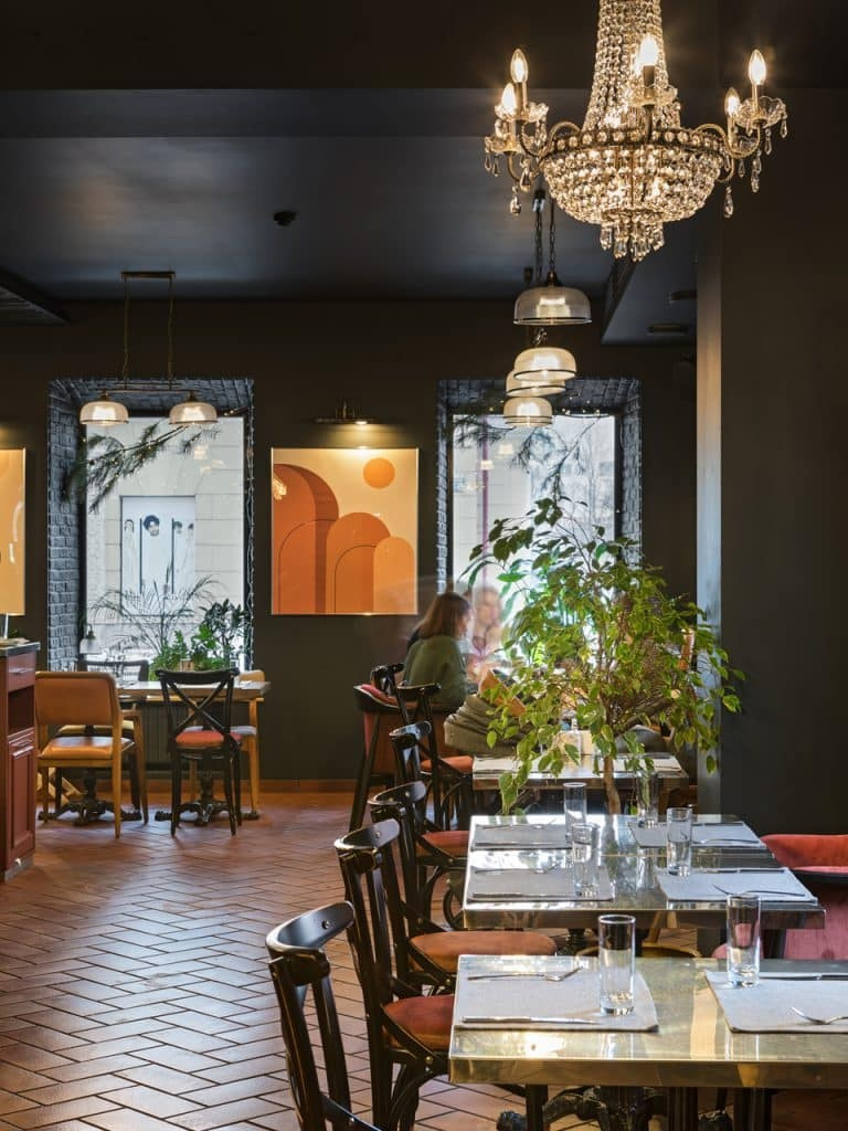 MILANO CAFE. Interior Design & 3D Rendering | Alena Bulataya Design Buro